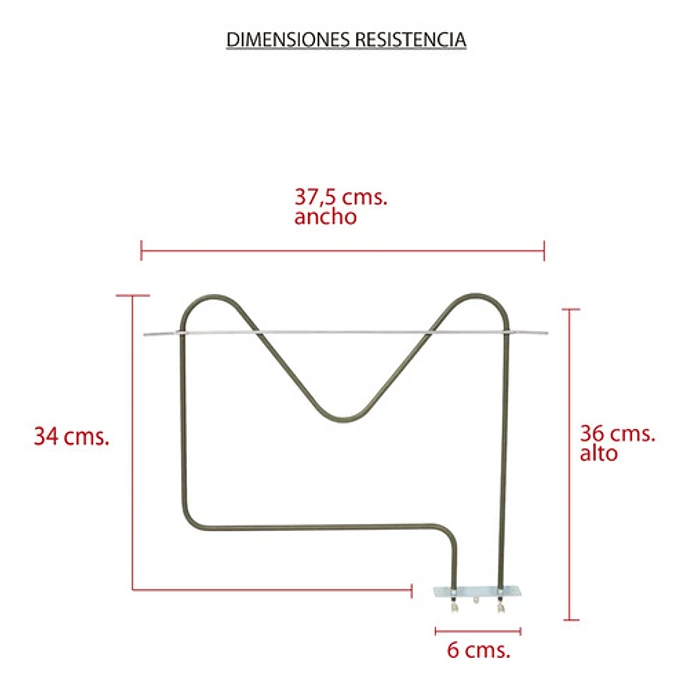 Resistencia Superior Horno Fensa 1200W